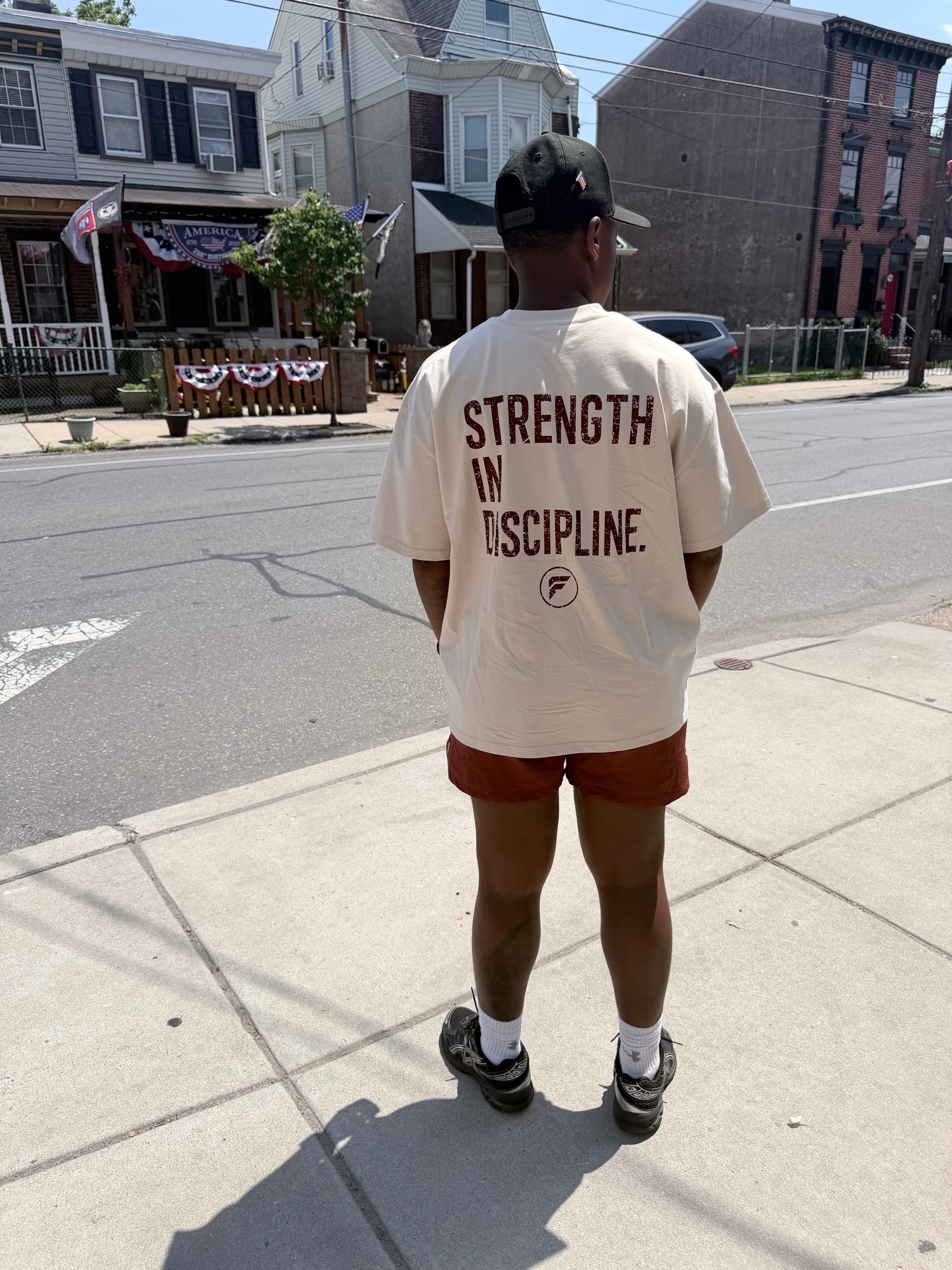 Strength In Discipline Oversized Tee